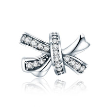 Load image into Gallery viewer, S925 Sterling Silver Sweet Bow Beads DIY Bracelet Necklace Accessories