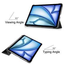Load image into Gallery viewer, Custer Pure Color 3-Fold Holder Smart Leather Tablet Case, For iPad Air 13 2026 / 2025 / 2024, For iPad Pro 13 2025 / 2024
