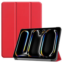 Load image into Gallery viewer, Custer Pure Color 3-Fold Holder Smart Leather Tablet Case, For iPad Air 13 2026 / 2025 / 2024, For iPad Pro 13 2025 / 2024