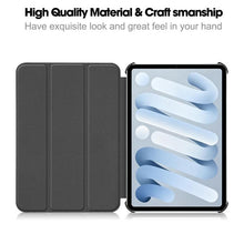 Load image into Gallery viewer, Custer Pure Color 3-Fold Holder Smart Leather Tablet Case, For iPad mini 8 2026, For iPad Air 13 2026 / 2025 / 2024, For iPad Pro 13 2025 / 2024