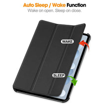 Load image into Gallery viewer, Custer Pure Color 3-Fold Holder Smart Leather Tablet Case, For iPad mini 8 2026, For iPad Air 13 2026 / 2025 / 2024, For iPad Pro 13 2025 / 2024