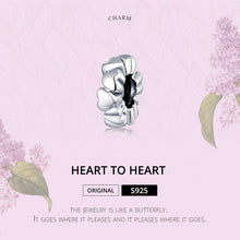 Load image into Gallery viewer, S925 Sterling Silver Heart Shape Beads DIY Bracelet Necklace Accessories