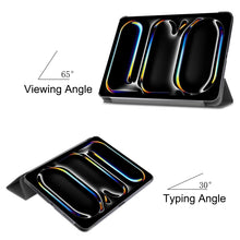Load image into Gallery viewer, Custer Pure Color 3-Fold Holder Smart Leather Tablet Case, For iPad Pro 11 2025 / 2024