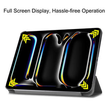 Load image into Gallery viewer, Custer Pure Color 3-Fold Holder Smart Leather Tablet Case, For iPad Pro 11 2025 / 2024