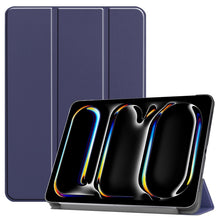 Load image into Gallery viewer, Custer Pure Color 3-Fold Holder Smart Leather Tablet Case, For iPad Pro 11 2025 / 2024