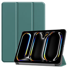 Load image into Gallery viewer, Custer Pure Color 3-Fold Holder Smart Leather Tablet Case, For iPad Pro 11 2025 / 2024