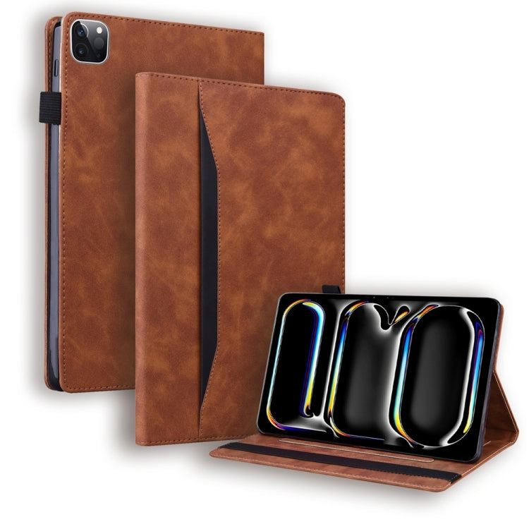 Splicing Shockproof Leather Tablet Case, For iPad mini 8 2026, For iPad Pro 13 2025 / 2024, For iPad Pro 11 2025 / 2024