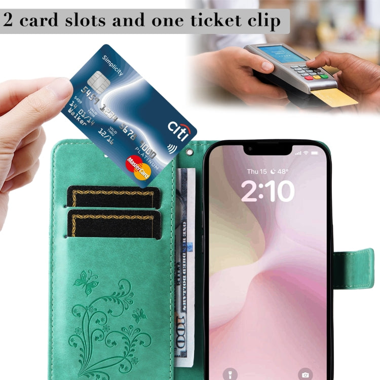 3D Butterfly Embossed Pattern Flip Leather Phone Case, For iPhone 17e / 16e, For iPhone 16 Pro Max, For iPhone 16 Pro, For iPhone 16 Plus, For iPhone 16