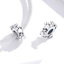 Load image into Gallery viewer, Heart Shaped Beaded Bracelet Accessories Sterling Silver S925 Separate Beads Love Footprints Loose Beads
