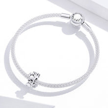 Load image into Gallery viewer, Heart Shaped Beaded Bracelet Accessories Sterling Silver S925 Separate Beads Love Footprints Loose Beads