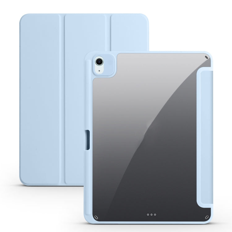 Acrylic 3-folding Smart Leather Tablet Case, For iPad Air 11 2026 / 2024 / 2025, For iPad Pro 13 2025 / 2024, For iPad Pro 11 2025 / 2024