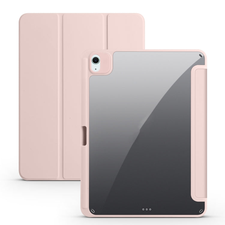 Acrylic 3-folding Smart Leather Tablet Case, For iPad Air 11 2026 / 2024 / 2025, For iPad Pro 13 2025 / 2024, For iPad Pro 11 2025 / 2024
