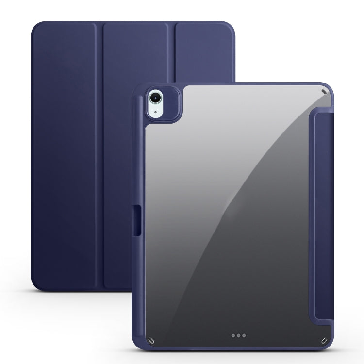 Acrylic 3-folding Smart Leather Tablet Case, For iPad Air 11 2026 / 2024 / 2025, For iPad Pro 13 2025 / 2024, For iPad Pro 11 2025 / 2024