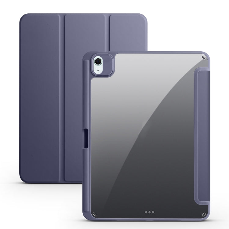 Acrylic 3-folding Smart Leather Tablet Case, For iPad Air 11 2026 / 2024 / 2025, For iPad Pro 13 2025 / 2024, For iPad Pro 11 2025 / 2024