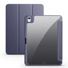 Load image into Gallery viewer, Acrylic 3-folding Smart Leather Tablet Case, For iPad Air 11 2026 / 2024 / 2025, For iPad Pro 13 2025 / 2024, For iPad Pro 11 2025 / 2024