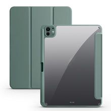 Load image into Gallery viewer, Acrylic 3-folding Smart Leather Tablet Case, For iPad Air 11 2026 / 2024 / 2025, For iPad Pro 13 2025 / 2024, For iPad Pro 11 2025 / 2024