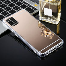 Load image into Gallery viewer, TPU + Acrylic Luxury Plating Mirror Phone Case Cover