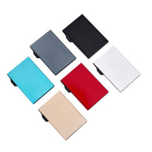 Load image into Gallery viewer, FY1901 RFID Anti-magnetic Aluminum Alloy Card Holder