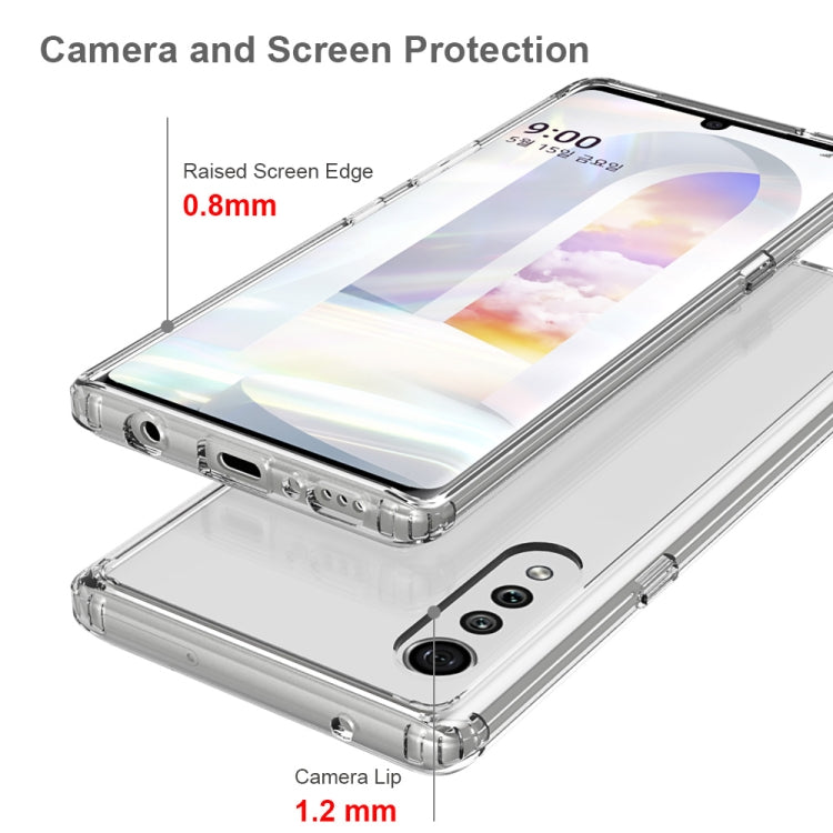 Shockproof Scratchproof TPU + Acrylic Protective Case, For LG Velvet