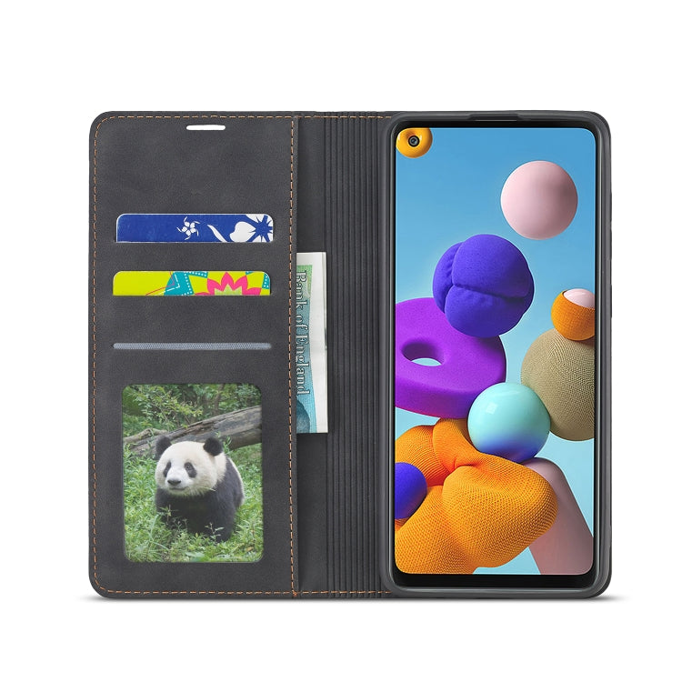 Forwenw Dream Series Oil Edge Strong Magnetism Horizontal Flip Leather Case with Holder & Card Slots & Wallet & Photo Frame