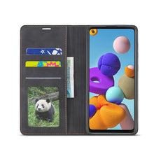 Load image into Gallery viewer, Forwenw Dream Series Oil Edge Strong Magnetism Horizontal Flip Leather Case with Holder &amp; Card Slots &amp; Wallet &amp; Photo Frame