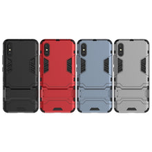 Load image into Gallery viewer, PC + TPU Shockproof Protective Case with Holder, For Xiaomi Redmi 9A, For Xiaomi Redmi 9C, For Huawei Enjoy 20