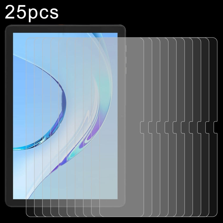 25pcs 9H 0.3mm Explosion-proof Tempered Glass Film, For Plimpton P8 Pro 10.1, For Plimpton PlimPad P60 Pro 10.1, For Plimpton PlimPad P2 10.1 inch