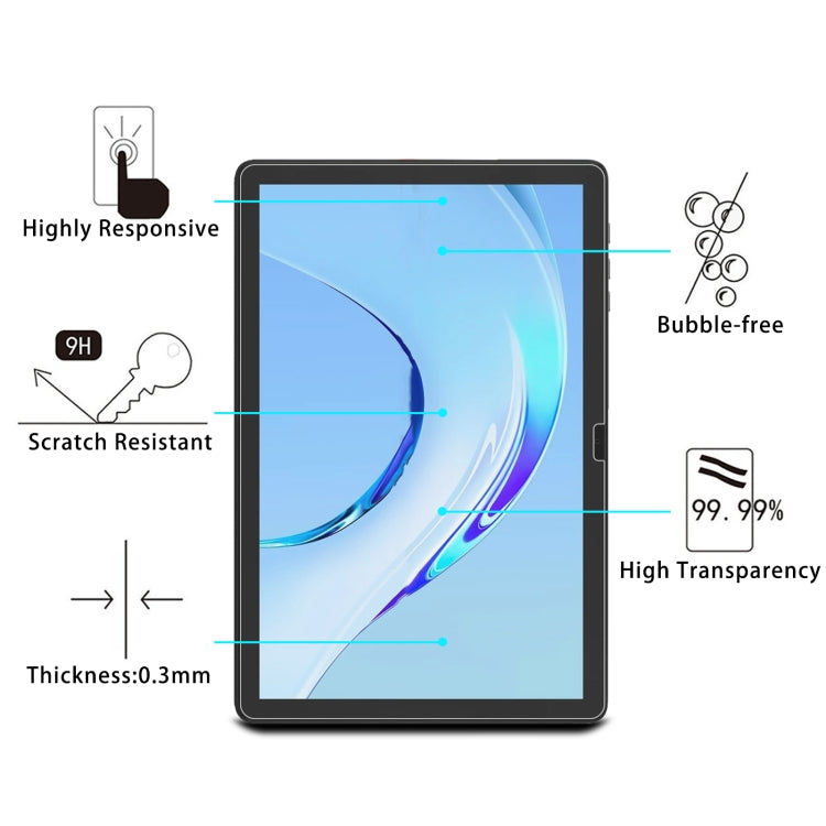 25pcs 9H 0.3mm Explosion-proof Tempered Glass Film, For Plimpton P8 Pro 10.1, For Plimpton PlimPad P60 Pro 10.1, For Plimpton PlimPad P2 10.1 inch