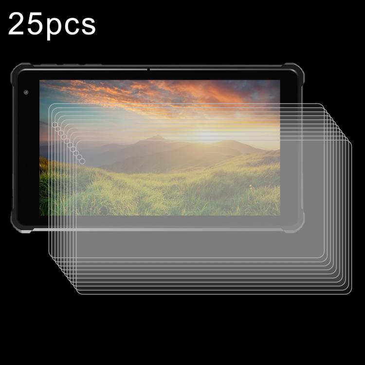 25pcs 9H 0.3mm Explosion-proof Tempered Glass Film, For VASOUN Tab 10 Lite 10.1, For VASOUN L8K Tablet Kids 8.0, For VASOUN M7K Tablet Kids 7.0, For VASOUN M10 10.1 inch