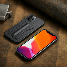 Load image into Gallery viewer, Fierre Shann Full Coverage Protective Leather Case with Holder &amp; Card Slot