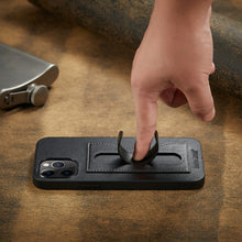 Load image into Gallery viewer, Fierre Shann Full Coverage Protective Leather Case with Holder &amp; Card Slot