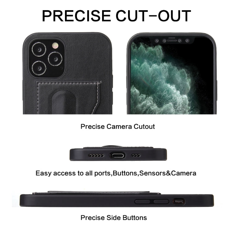 Fierre Shann Full Coverage Protective Leather Case with Holder & Card Slot