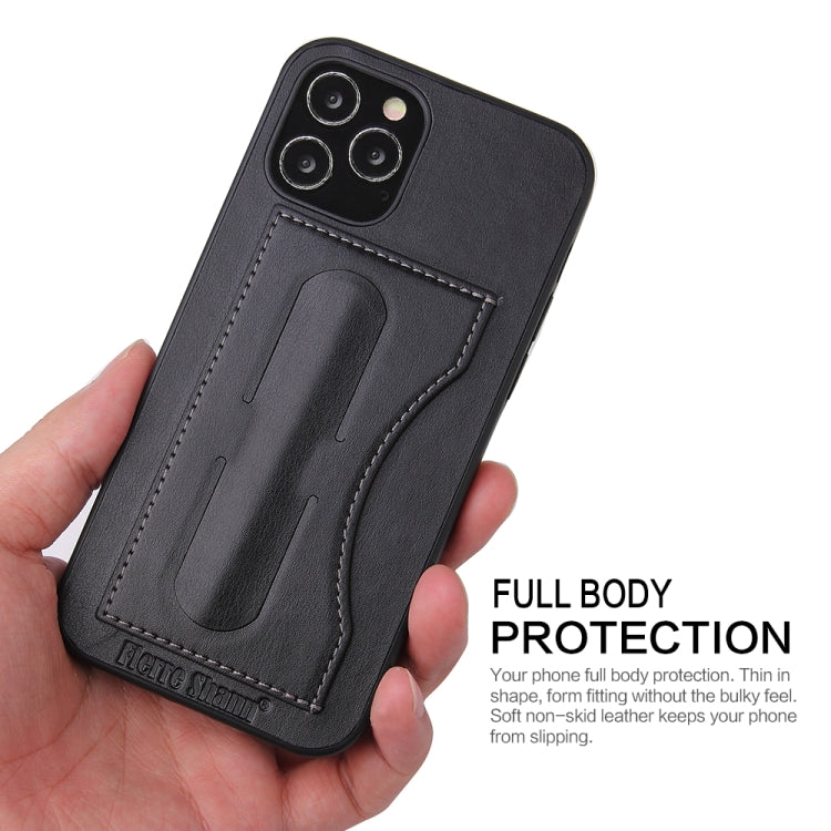 Fierre Shann Full Coverage Protective Leather Case with Holder & Card Slot