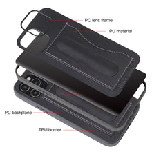 Load image into Gallery viewer, Fierre Shann Full Coverage Protective Leather Case with Holder &amp; Card Slot
