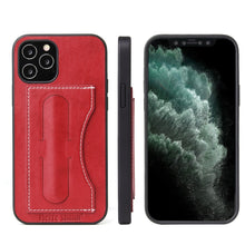 Load image into Gallery viewer, Fierre Shann Full Coverage Protective Leather Case with Holder &amp; Card Slot