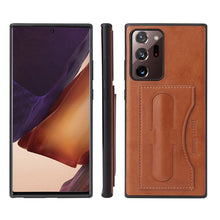 Load image into Gallery viewer, Fierre Shann Full Coverage Protective Leather Case with Holder &amp; Card Slot