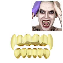 Load image into Gallery viewer, Real Gold Electroplating Halloween Decoration Denture And Tusk Suit COS Props