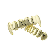 Load image into Gallery viewer, Real Gold Electroplating Halloween Decoration Denture And Tusk Suit COS Props
