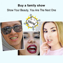 Load image into Gallery viewer, Real Gold Electroplating Halloween Decoration Denture And Tusk Suit COS Props