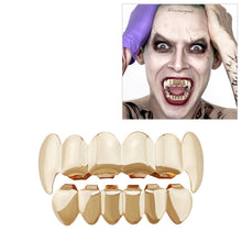 Load image into Gallery viewer, Real Gold Electroplating Halloween Decoration Denture And Tusk Suit COS Props