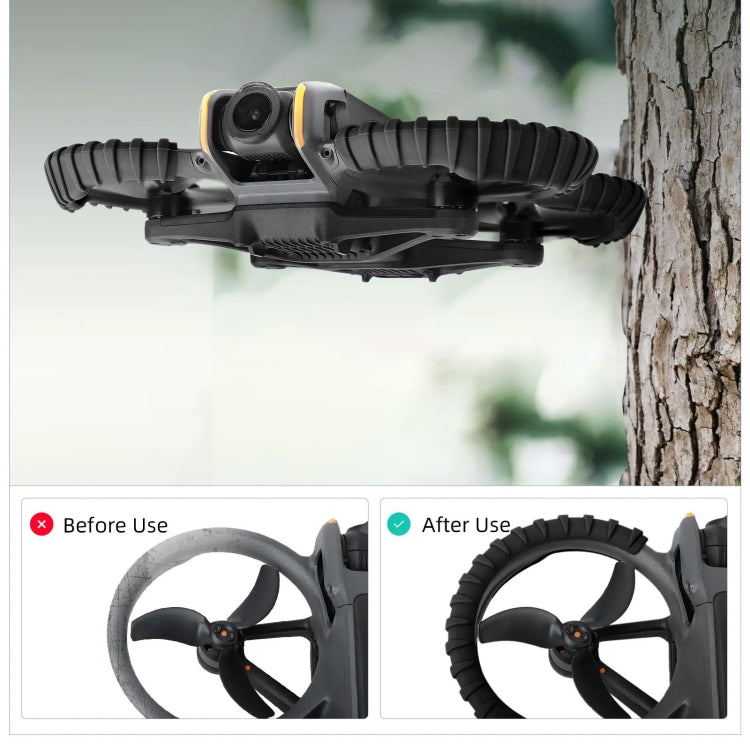 For DJI Avata 2 Sunnylife Drone Anti-Collision Protective Cover, Propeller Ring Stripes