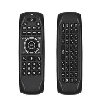 Load image into Gallery viewer, G7V Pro 2.4GHz Fly Air Mouse LED Backlight Wireless Keyboard Remote Control with Gyroscope for Android TV Box / PC, Support Intelligent Voice