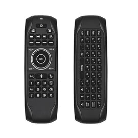 G7V Pro 2.4GHz Fly Air Mouse LED Backlight Wireless Keyboard Remote Control with Gyroscope for Android TV Box / PC, Support Intelligent Voice