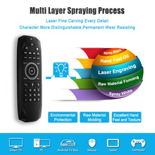 Load image into Gallery viewer, G7V Pro 2.4GHz Fly Air Mouse LED Backlight Wireless Keyboard Remote Control with Gyroscope for Android TV Box / PC, Support Intelligent Voice