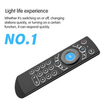 Load image into Gallery viewer, G21 2.4GHz Fly Air Mouse LED Backlight Wireless Keyboard Remote Control with Gyroscope for Android TV Box / PC, Support Intelligent Voice, Orange