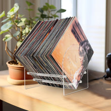 Load image into Gallery viewer, YX107 Acrylic Vinyl Record Display Stand, Acrylic