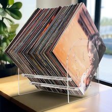 Load image into Gallery viewer, YX107 Acrylic Vinyl Record Display Stand, Acrylic