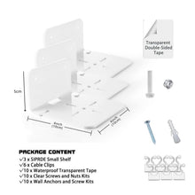 Load image into Gallery viewer, YX112 3pcs Acrylic Small Wall Mount