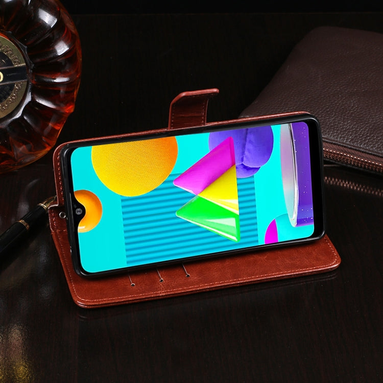 idewei Crazy Horse Texture Horizontal Flip Leather Case with Holder & Card Slots & Wallet