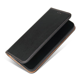 Fierre Shann PU Genuine Leather Texture Horizontal Flip Leather Case with Holder & Card Slots & Wallet